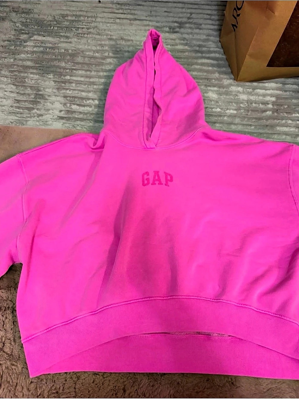 GAP new with tags pink Hoodie Large